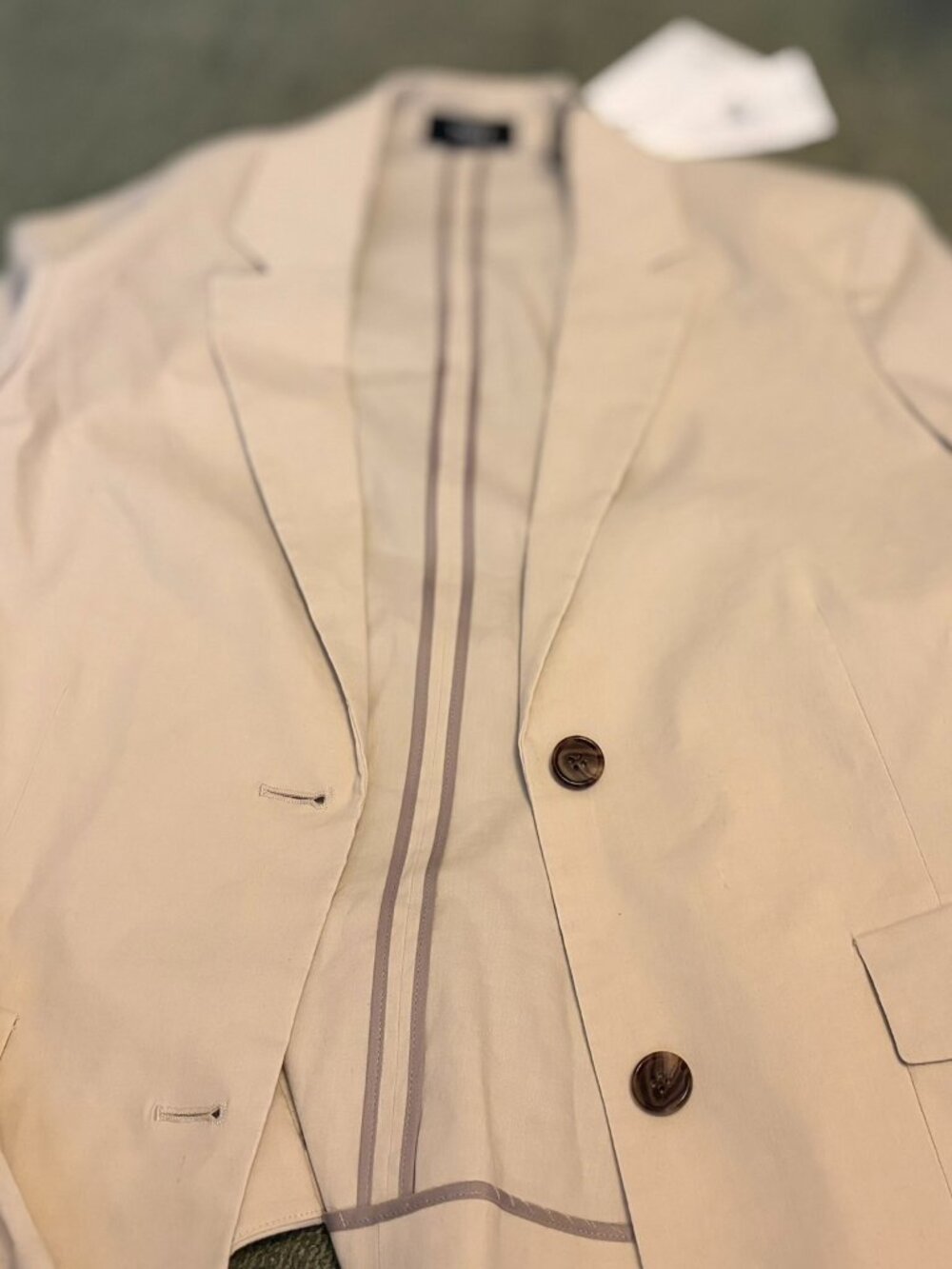 NWT Theory Good Crunch Blazer Straw Beige Size 8 $425